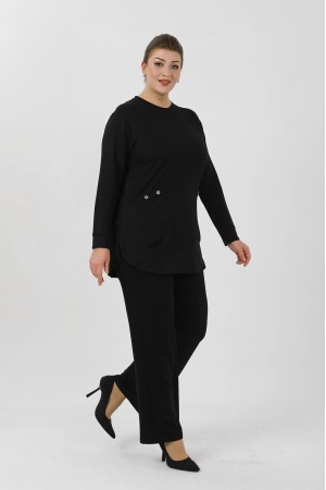 SİYAH TAKIM KRİSTAL KUMAŞ 185906