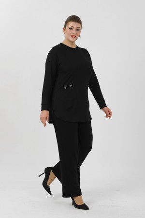 SİYAH TAKIM KRİSTAL KUMAŞ 185906