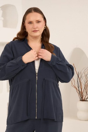 ANTRASİT CEKET MODAL KUMAŞ 186018