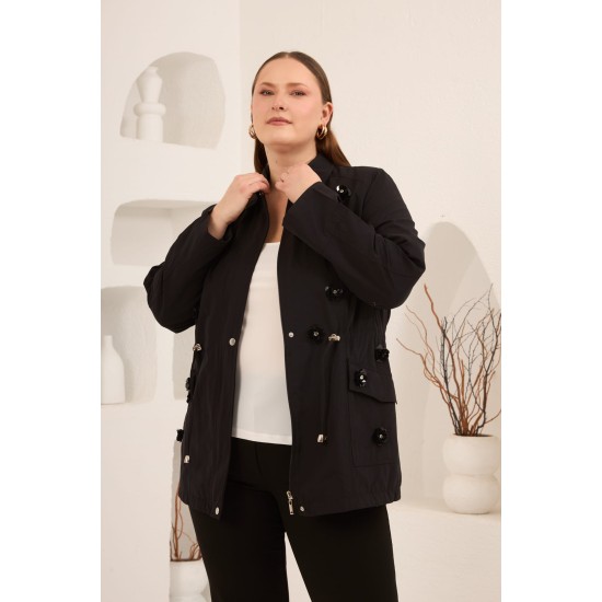 PAMUKLU TRENÇKOAT ASTARLI 186044