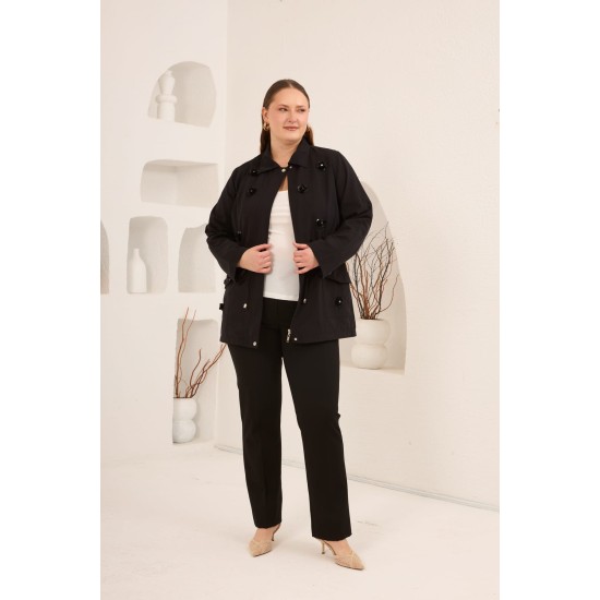 PAMUKLU TRENÇKOAT ASTARLI 186044