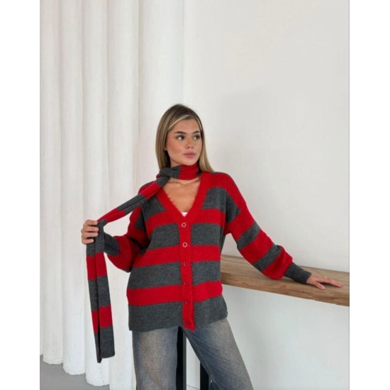 CIZGILI SALLI OVERSIZE TRIKO HIRKA 192082
