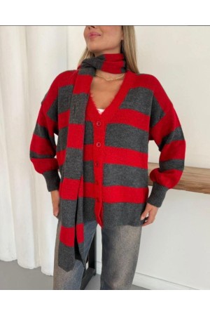CIZGILI SALLI OVERSIZE TRIKO HIRKA 192082