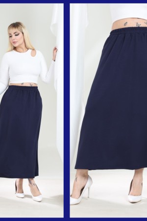 LACİVERT ETEK OYSHO KUMAŞ 185539