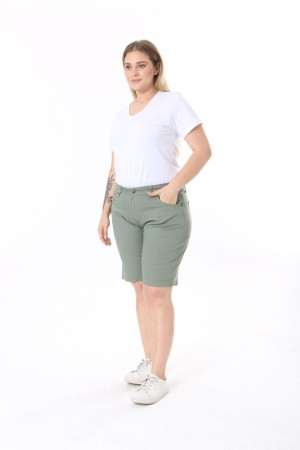 100317 TOPTAN SU YEŞİL PANTOLON ŞORT