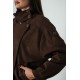 IMPORTED SUEDE FABRIC ZIP-UP JACKET 192305