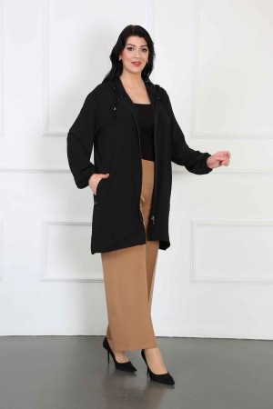 100641 TOPTAN SİYAH TUNİK