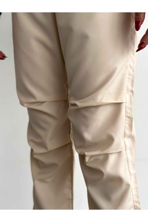 113807 TOPTAN BEJ PANTOLON