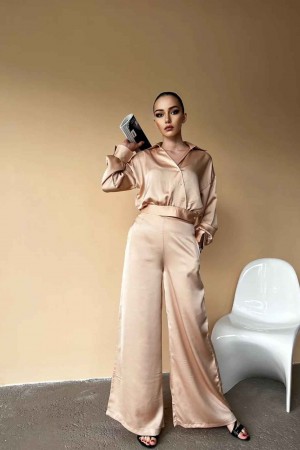 114381 TOPTAN BEJ PANTOLON TAKIM