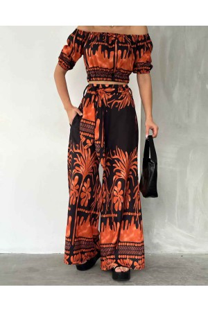 114382 TOPTAN DESENLİ PANTOLON TAKIM