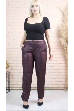 114539 TOPTAN BORDO PANTOLON