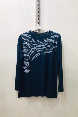 114552 TOPTAN MAVİ BLUZ