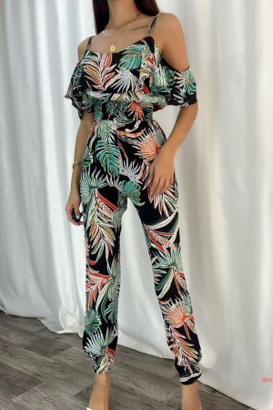 116168 patterned OVERALLS