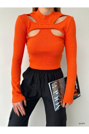 116219 TOPTAN ORANGE BLUZ