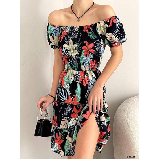 116266 patterned DRESS