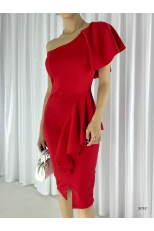 116281 TOPTAN KIRMIZI ABİYE