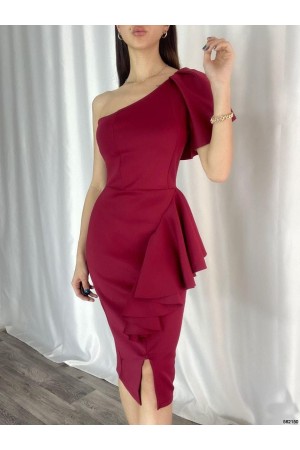 116282 TOPTAN BORDO ABİYE