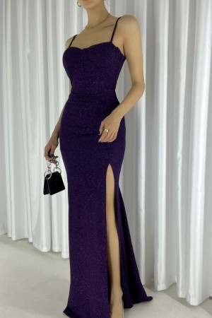 116293 purple Evening dress
