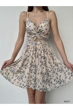 116299 TOPTAN DESENLİ ELBİSE