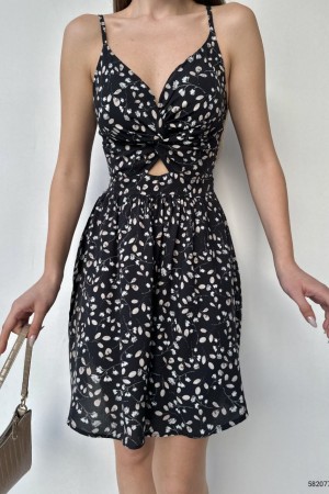 116301 TOPTAN DESENLİ ELBİSE