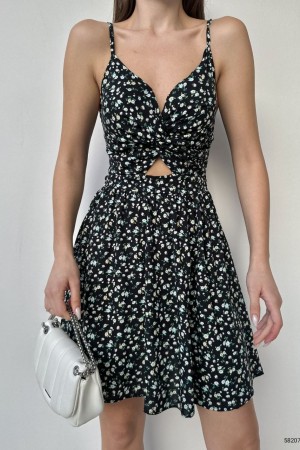 116303 TOPTAN DESENLİ ELBİSE