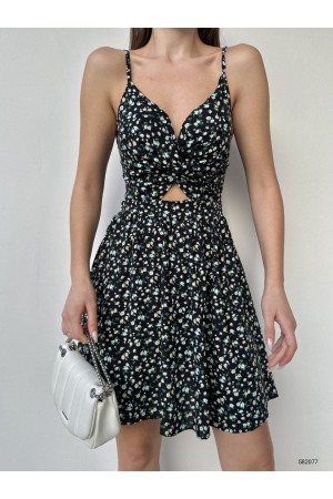 116303 TOPTAN DESENLİ ELBİSE