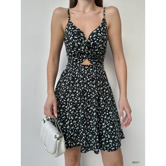 116303 TOPTAN DESENLİ ELBİSE