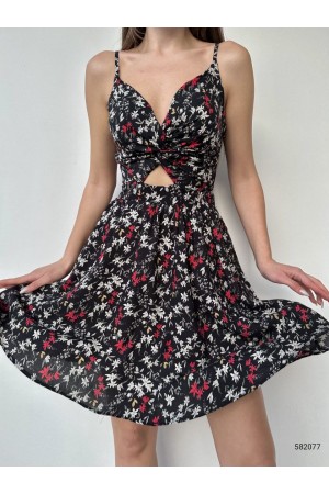 116304 TOPTAN DESENLİ ELBİSE