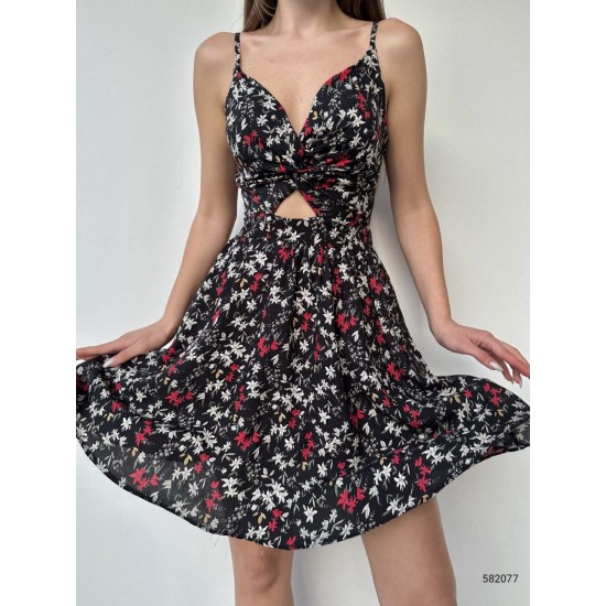 116304 TOPTAN DESENLİ ELBİSE