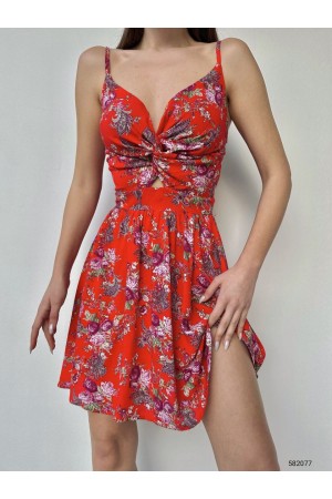 116308 TOPTAN DESENLİ ELBİSE