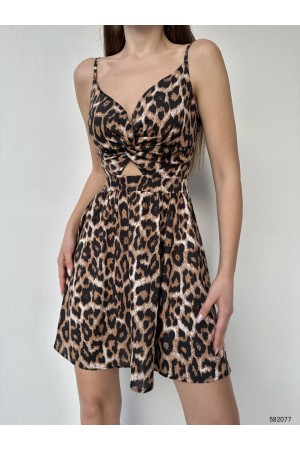 116309 TOPTAN DESENLİ ELBİSE