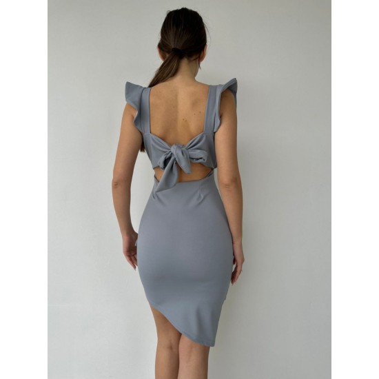 116329 TOPTAN GRİ ELBİSE