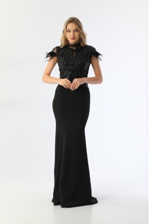 116506 TOPTAN SİYAH ABİYE