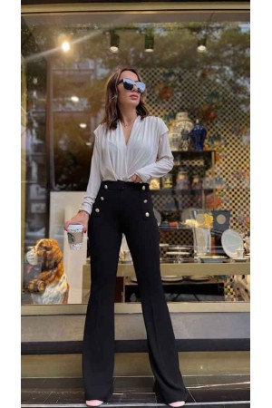 116543 TOPTAN SİYAH PANTOLON