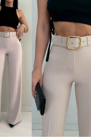 116550 TOPTAN BEJ PANTOLON