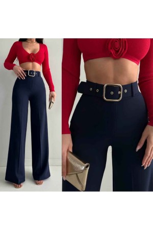 116552 TOPTAN LACİVERT PANTOLON