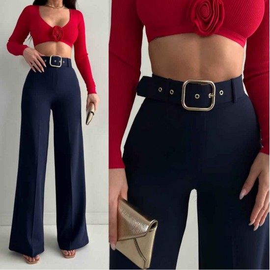 116552 TOPTAN LACİVERT PANTOLON