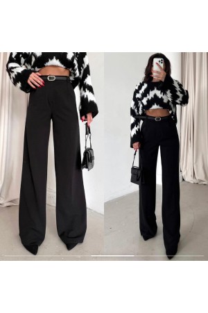 116560 TOPTAN SİYAH PANTOLON