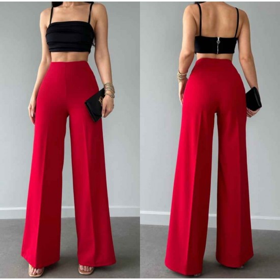 116573 TOPTAN KIRMIZI PANTOLON