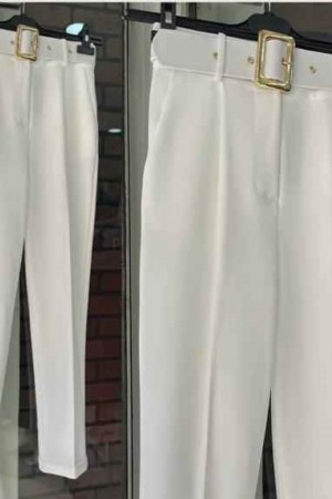 116579 TOPTAN BEYAZ PANTOLON