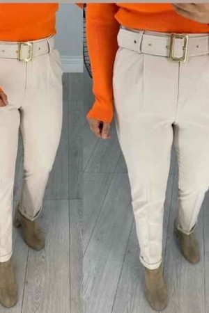 116580 TOPTAN BEJ PANTOLON