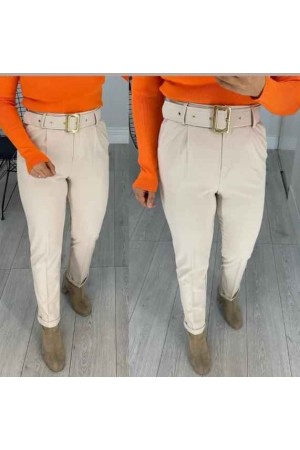 116580 TOPTAN BEJ PANTOLON