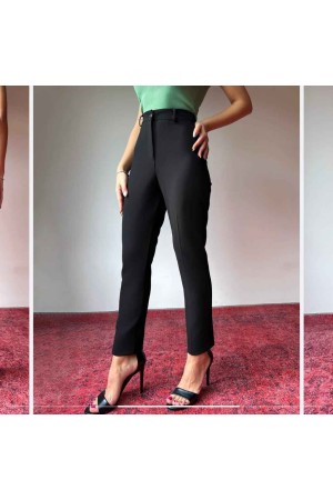 116581 TOPTAN SİYAH PANTOLON