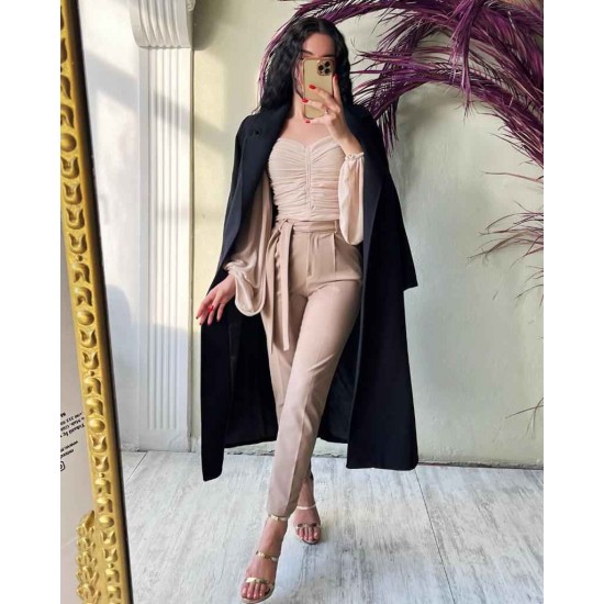 116583 burgundy TROUSERS