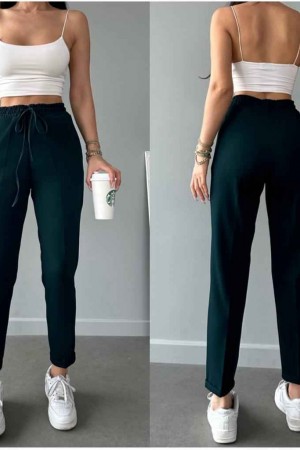 116590 TOPTAN ZÜMRÜT YEŞİL PANTOLON