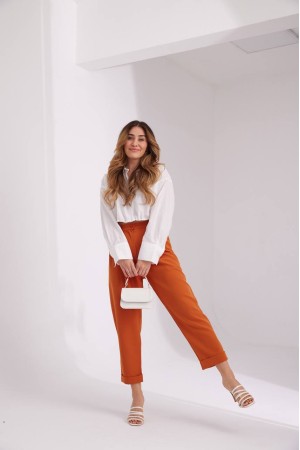 116982 TOPTAN KİREMİT PANTOLON