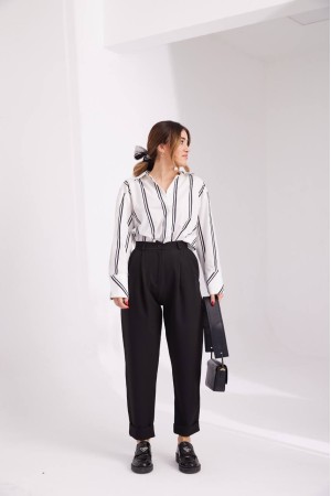 116986 TOPTAN SİYAH PANTOLON