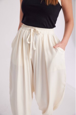 116993 TOPTAN EKRU PANTOLON