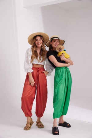 116995 GREEN TROUSERS