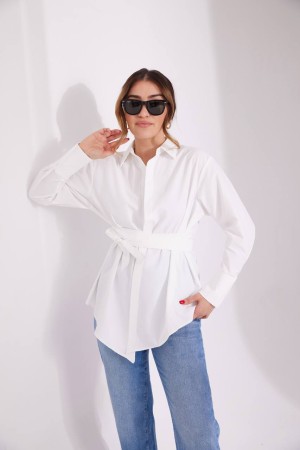 116998 TOPTAN BEYAZ GÖMLEK